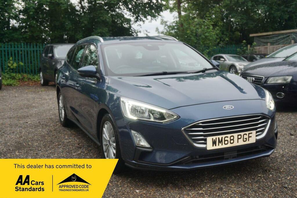 Ford Focus Estate 1.5 Ecoblue Titanium Euro 6 Ss WM68PGF Blue