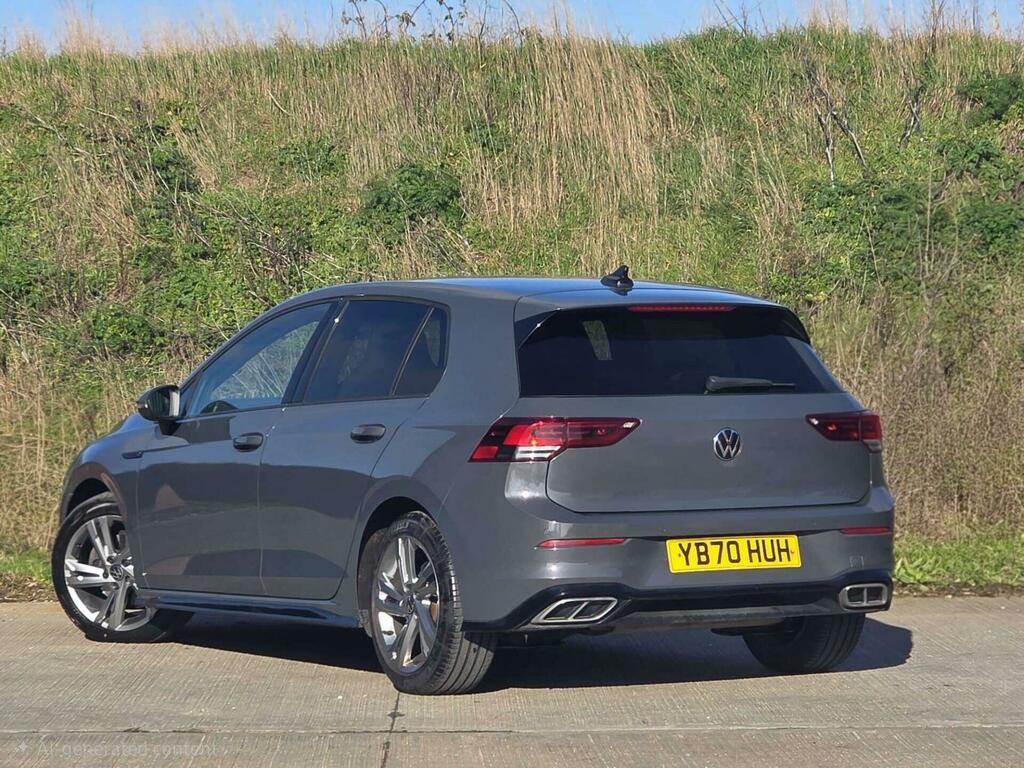 Volkswagen Golf 2.0 Tdi R-line Dsg Euro 6 Ss YB70HUH Grey #4