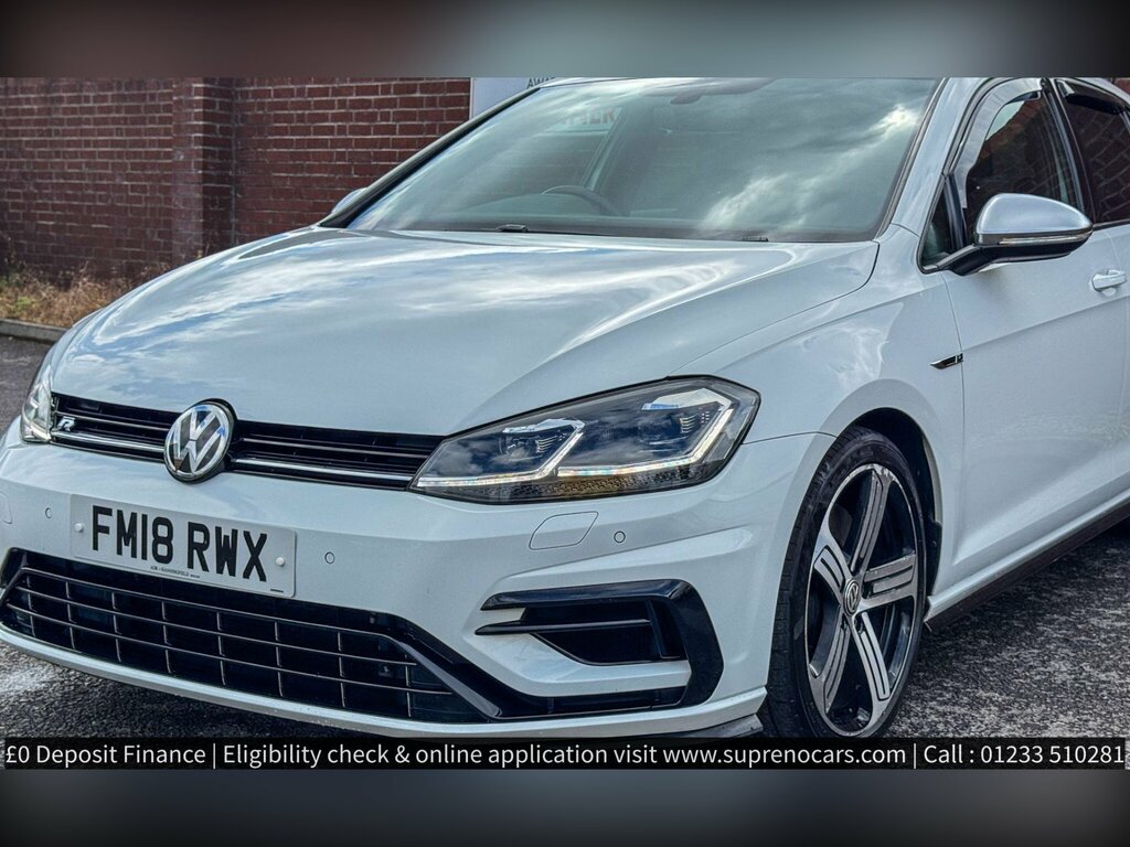Volkswagen Golf 2.0 Tsi R Dsg 4Motion Euro 6 Ss FM18RWX White #6