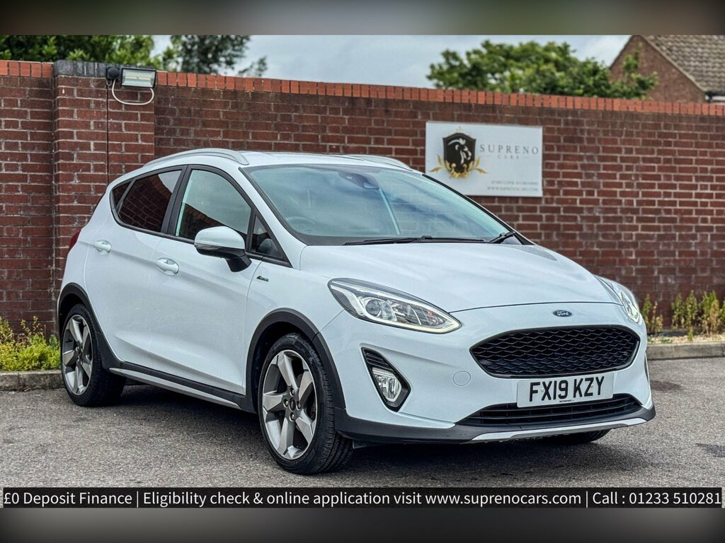 Ford Fiesta 1.0T Ecoboost Gpf Active X Hatchback Ma FX19KZY White #2