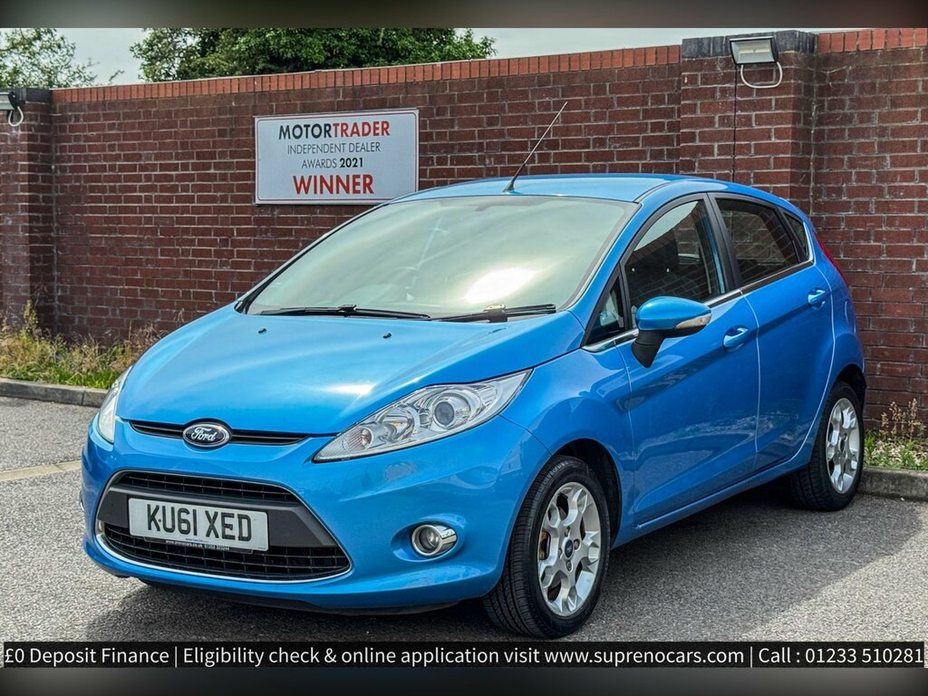 Ford Fiesta 1.4 Zetec Hatchback 154 Gkm Blue #6