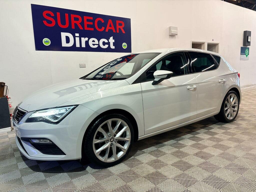 Seat Leon Hatchback 1.4 Tsi Fr Technology Euro 6 Ss White #6