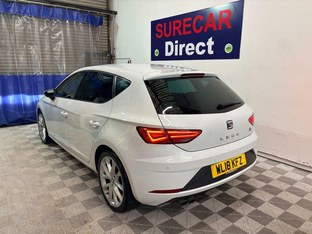 Seat Leon Hatchback 1.4 Tsi Fr Technology Euro 6 Ss White #2