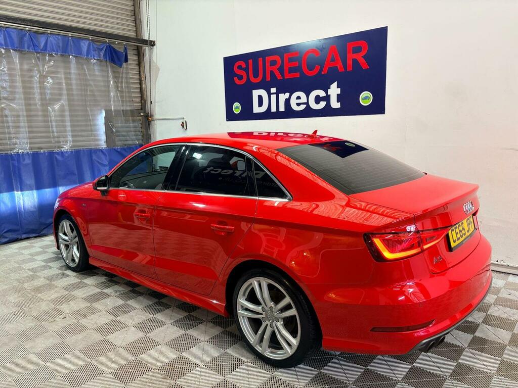 Audi A3 Saloon 1.4 Tfsi Cod S Line Euro 6 Ss 2015 Red #2
