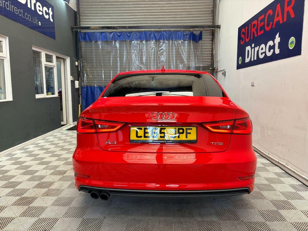 Audi A3 Saloon 1.4 Tfsi Cod S Line Euro 6 Ss 2015 Red #5