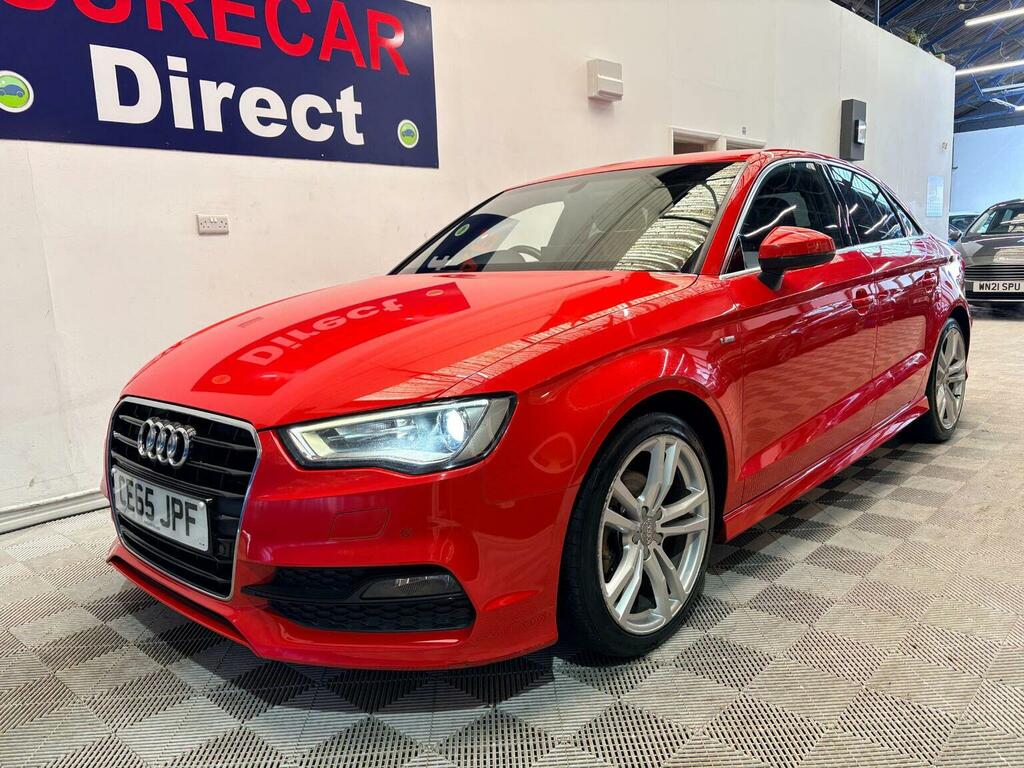 Audi A3 Saloon 1.4 Tfsi Cod S Line Euro 6 Ss 2015 Red #6