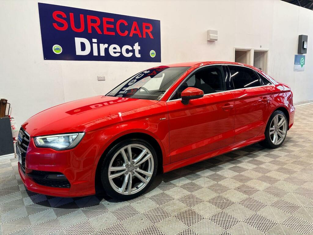 Audi A3 Saloon 1.4 Tfsi Cod S Line Euro 6 Ss 2015 Red