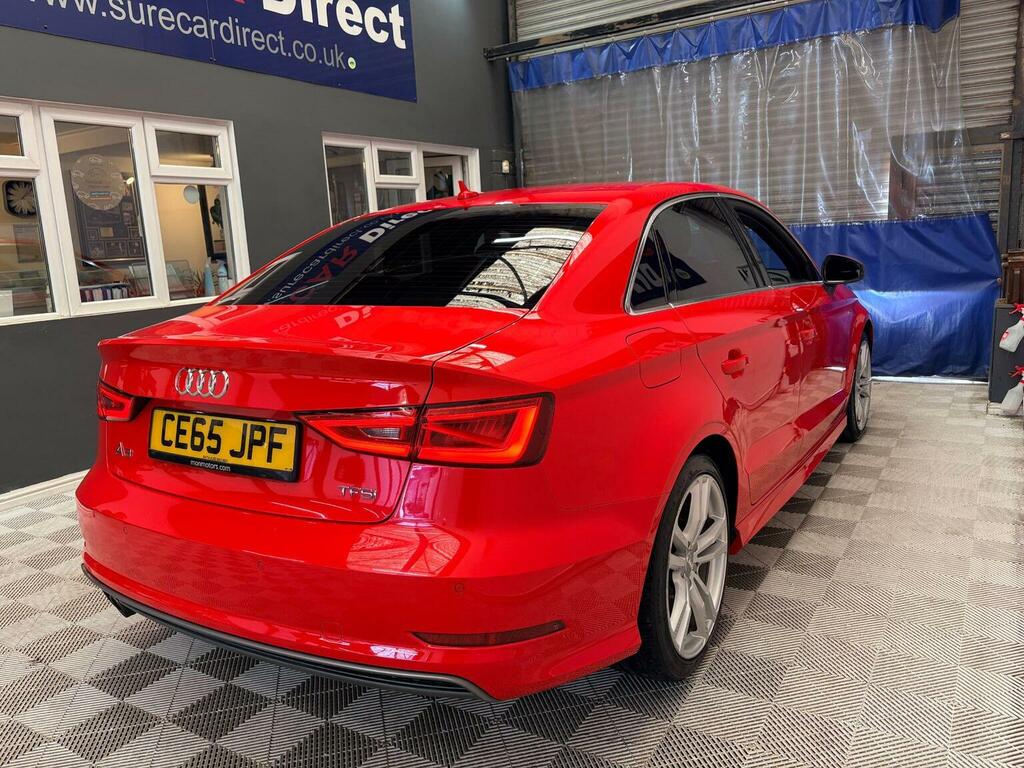 Audi A3 Saloon 1.4 Tfsi Cod S Line Euro 6 Ss 2015 Red #3