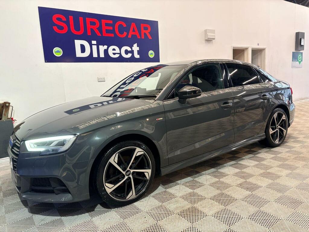 Audi A3 Saloon 1.5 Tfsi Cod 35 Black Edition S Tronic Euro FP68XFF Grey