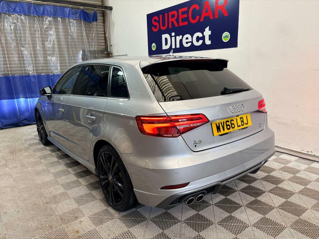 Audi A3 Hatchback 2.0 Tdi S Line Sportback S Tronic 6 Silver #2