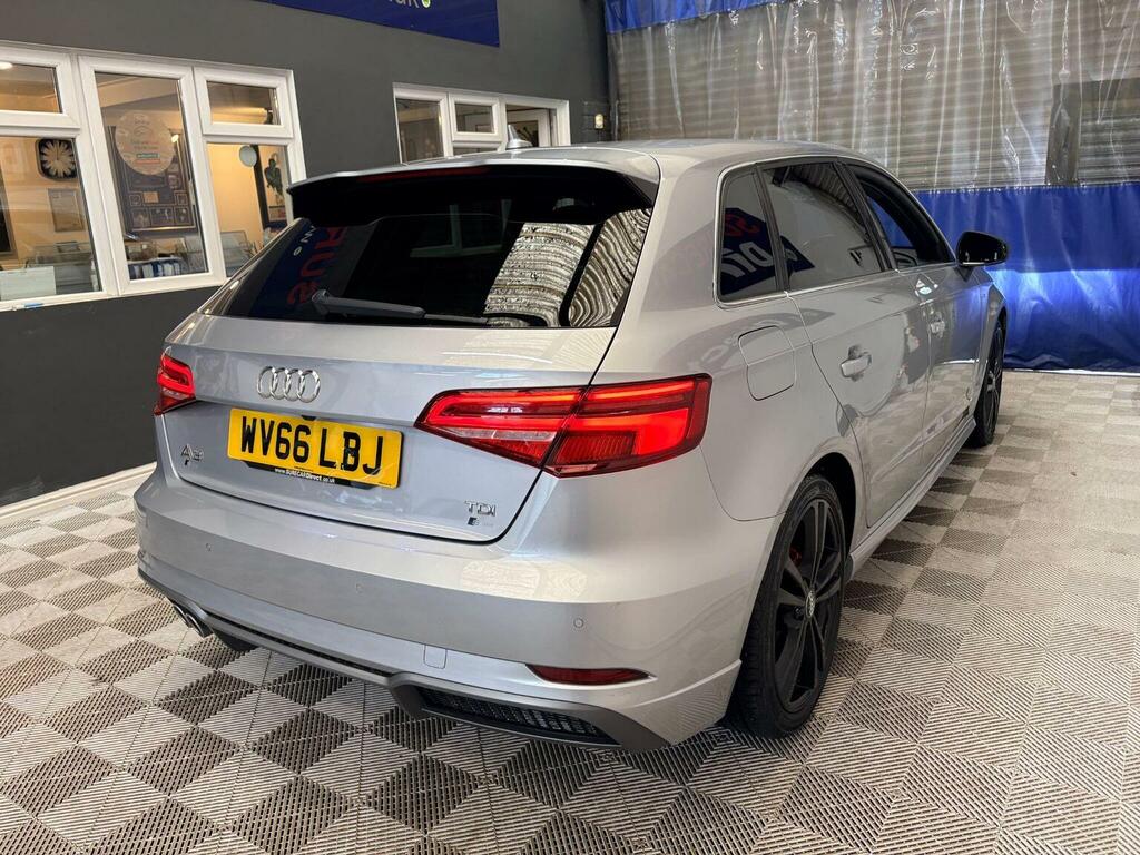 Audi A3 Hatchback 2.0 Tdi S Line Sportback S Tronic 6 Silver #3
