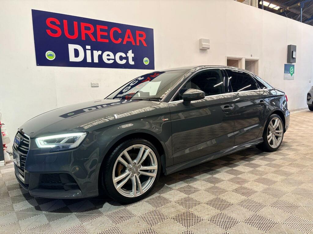 Audi A3 Saloon 1.5 Tfsi Cod S Line Euro 6 Ss 2018 Grey