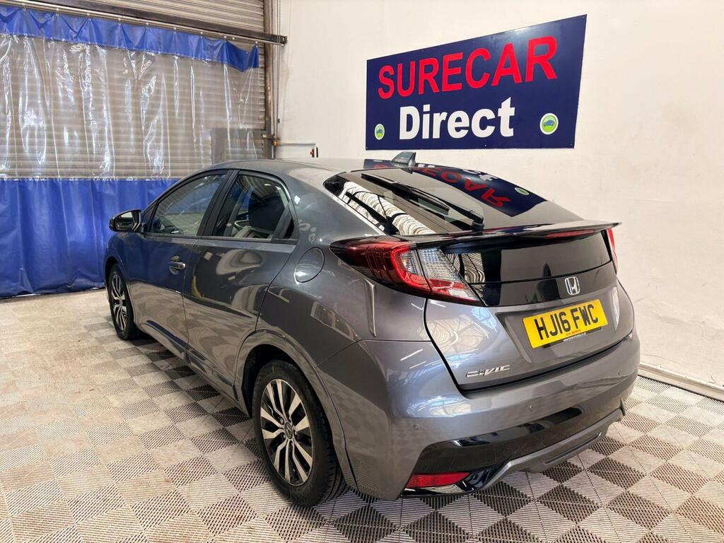 Honda Civic Hatchback 1.4 I-vtec S Euro 6 Ss 201616 Grey #2