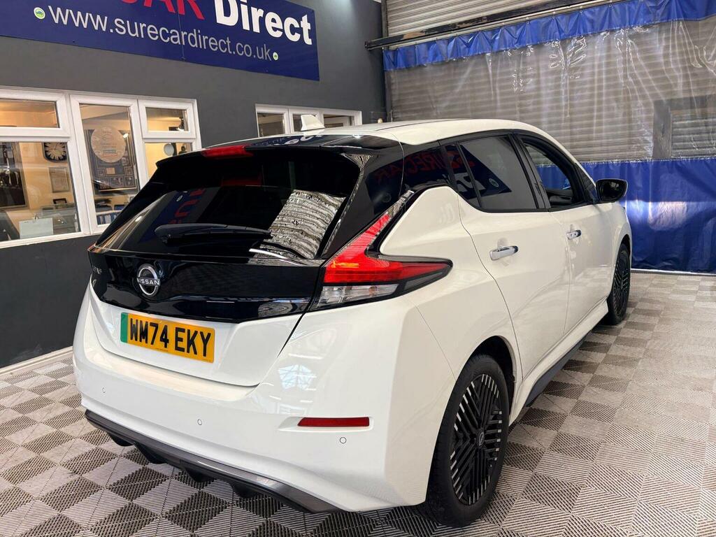 Nissan Leaf Hatchback 39Kwh Shiro 202474 White #3