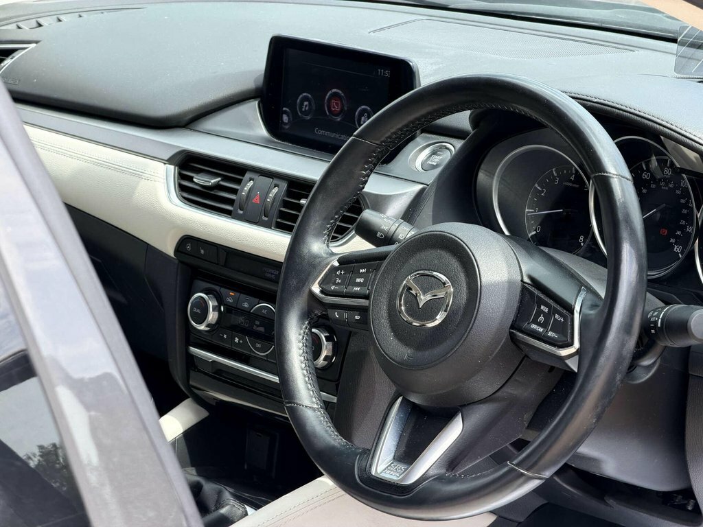 Mazda 6 Estate 2.2 Skyactiv-d Sport Nav Euro 6 Ss Blue #38
