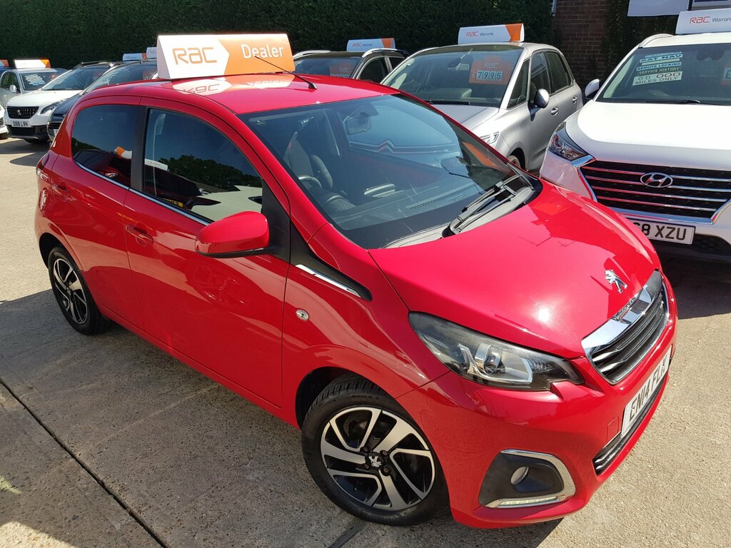 Peugeot 108 1.2 Vti Puretech Allure Locally Owned -Parking Cam Red #3