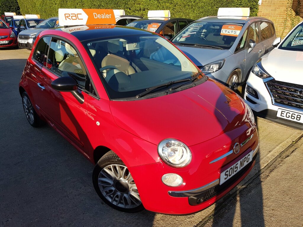 Fiat 500 1.2 Cult - Full Leather Pan-roof Red #3