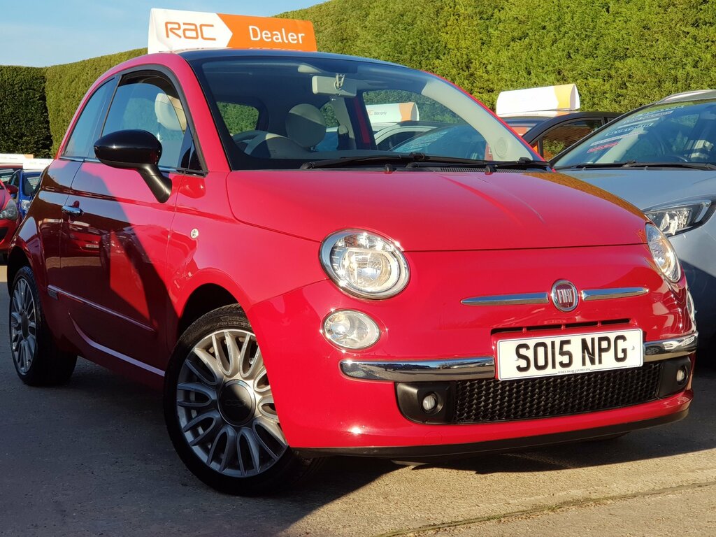 Fiat 500 1.2 Cult - Full Leather Pan-roof Red