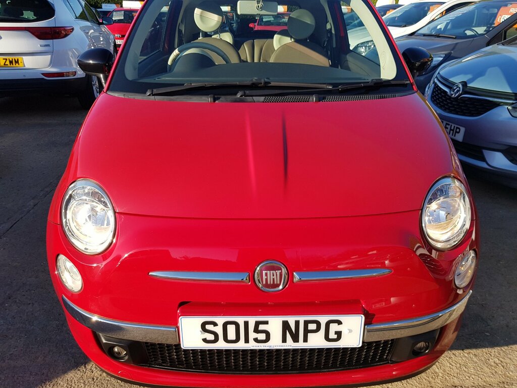 Fiat 500 1.2 Cult - Full Leather Pan-roof Red #5