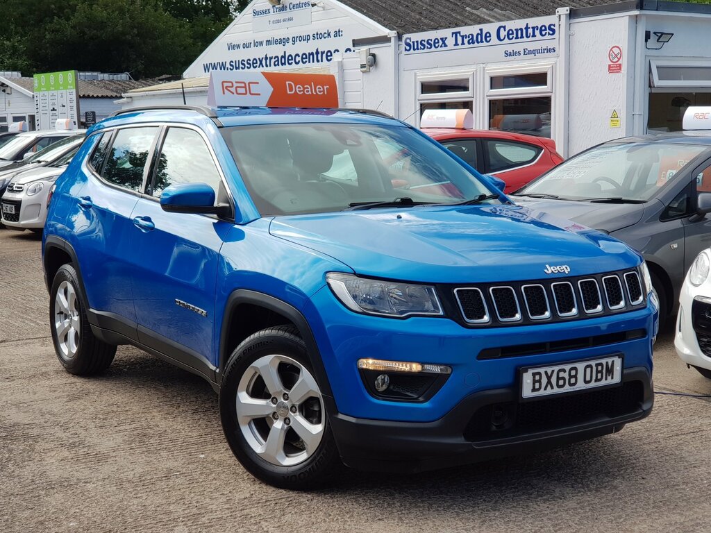 Jeep Compass 1.4Tlongitude M-air - Parking Camera - Satnav -Imm Blue #2