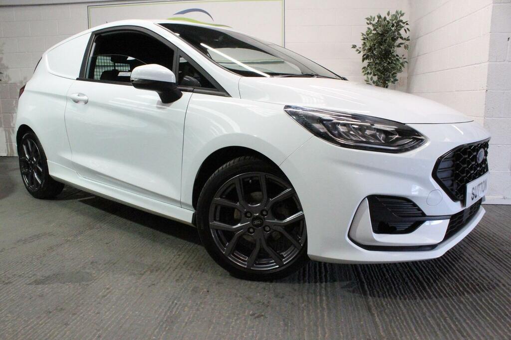 Ford Fiesta Car Derived Van 1.0T Ecoboost Mhev Sport Euro 6 S White