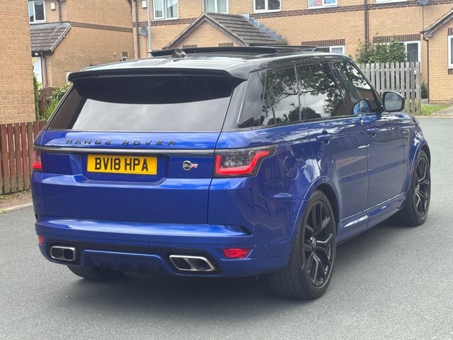 Land Rover Range Rover Sport P575 V8 Svr Blue #4