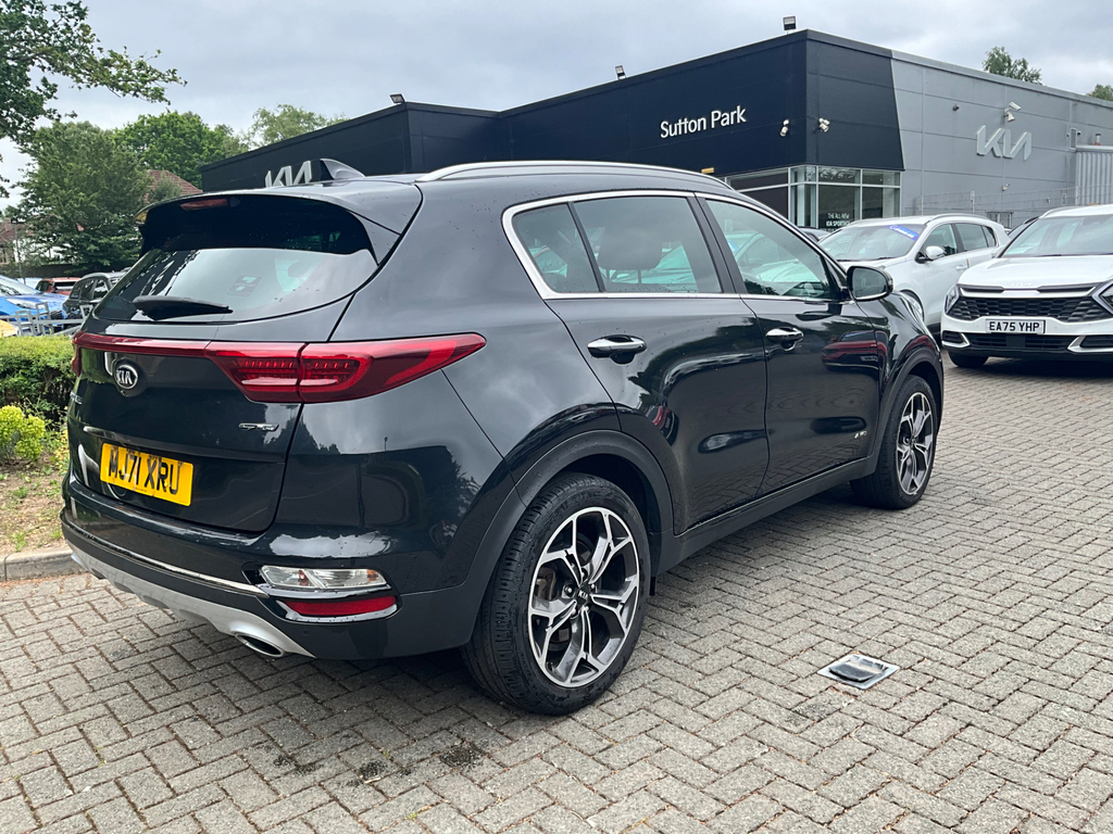 Kia Sportage 1.6 Crdi Mhev Gt Line Suv Hybrid Dct Aw MJ71XRU Black #3