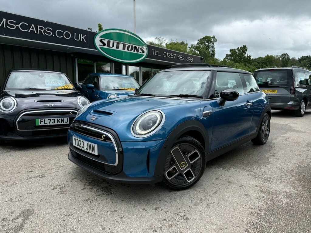 Mini Electric Hatchback Blue