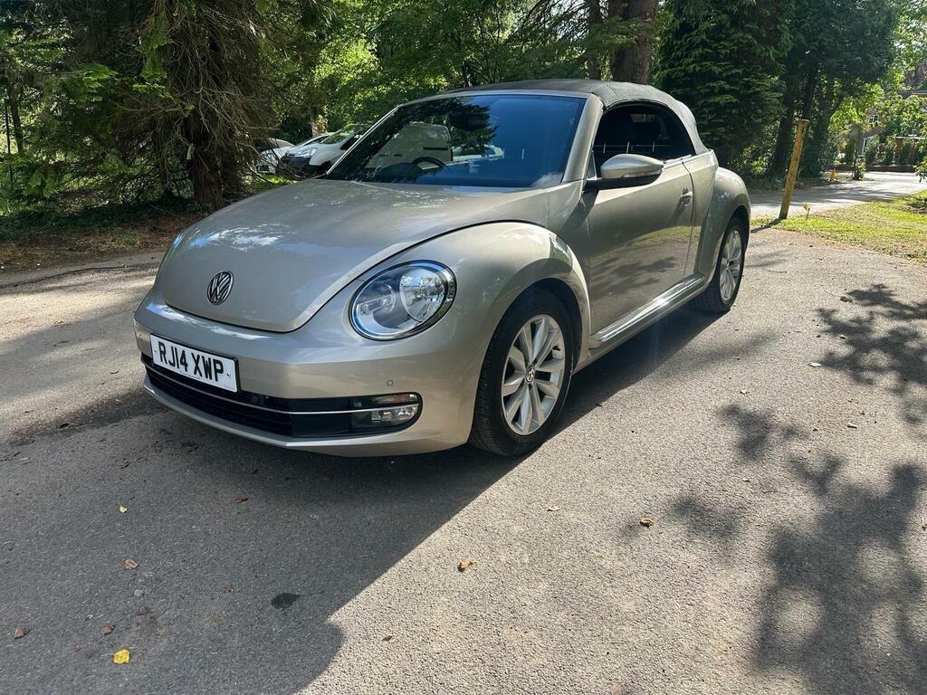Volkswagen Beetle 1.6 Tdi Bluemotion Tech Design Cabriolet Dsg Euro Silver #2