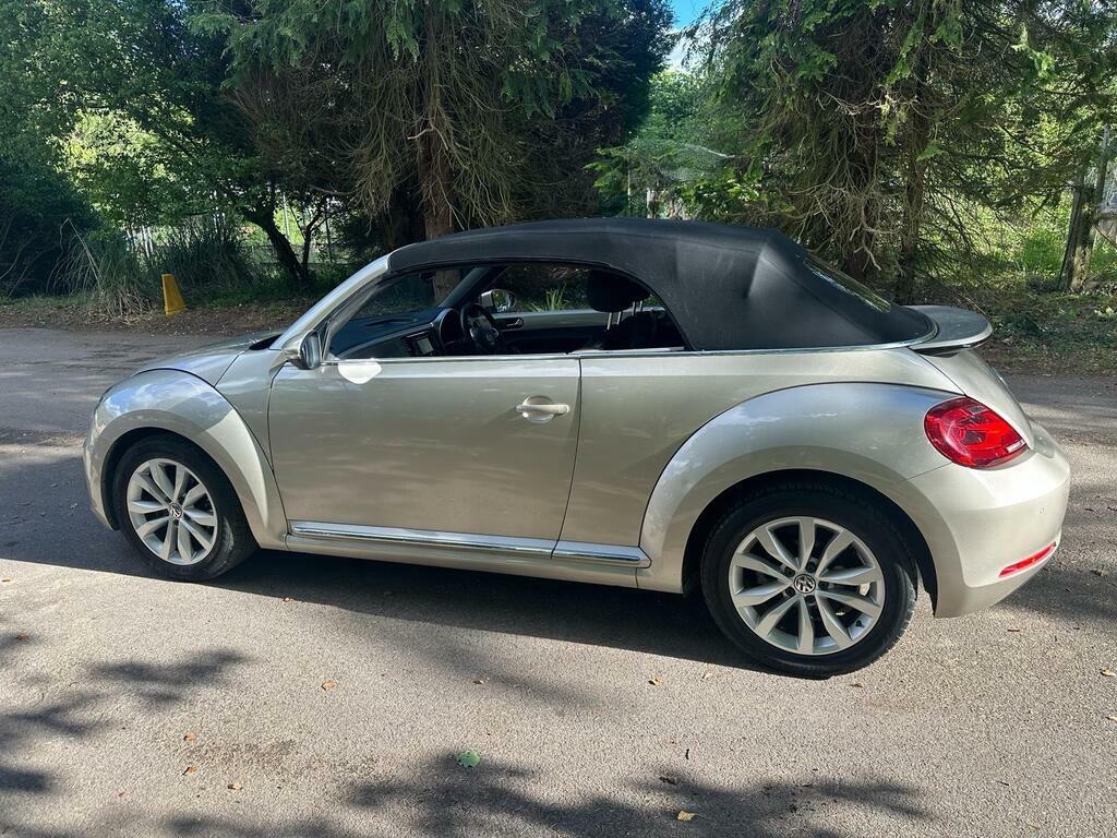 Volkswagen Beetle 1.6 Tdi Bluemotion Tech Design Cabriolet Dsg Euro Silver #3