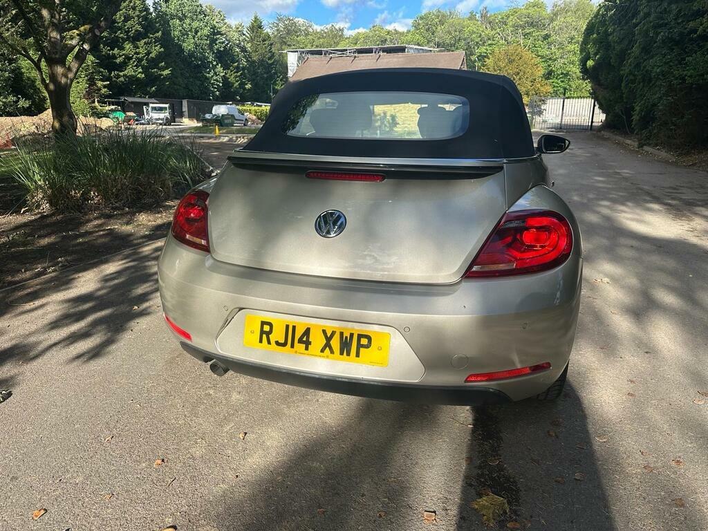 Volkswagen Beetle 1.6 Tdi Bluemotion Tech Design Cabriolet Dsg Euro Silver #6