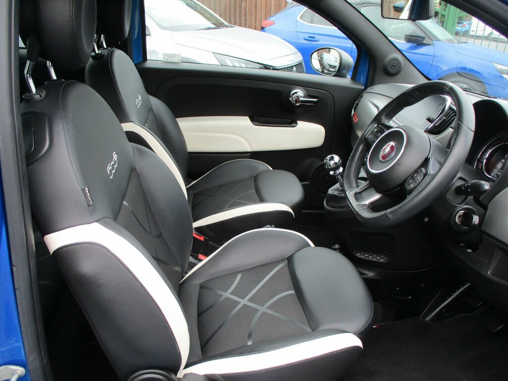 Fiat 500 1.2 S Hatchback Euro 6 Ss 69 Blue #2