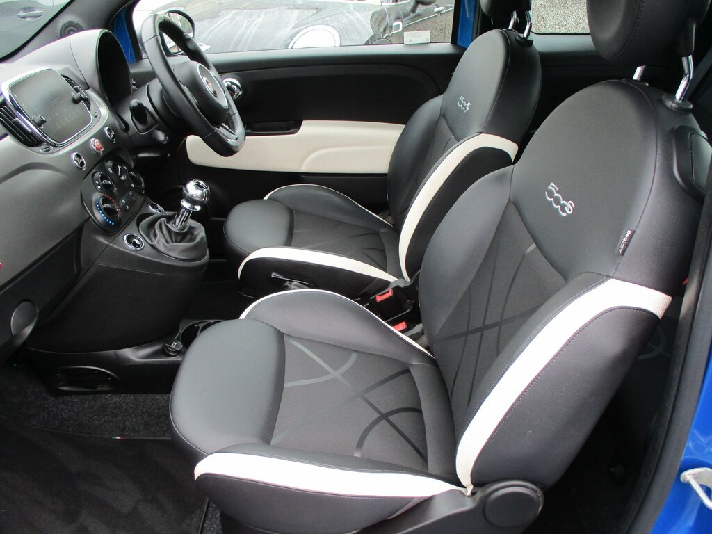 Fiat 500 1.2 S Hatchback Euro 6 Ss 69 Blue #4