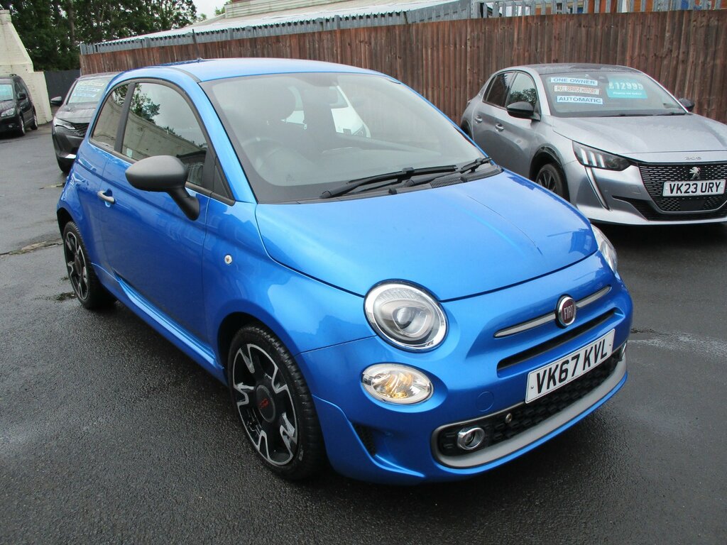 Fiat 500 1.2 S Hatchback Euro 6 Ss 69 Blue