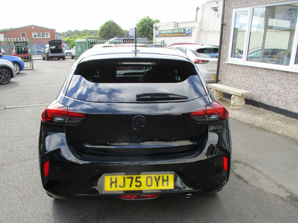Vauxhall Corsa 1.2 Turbo Gs Hatchback Euro 6 Ss HJ75OYH Black #5