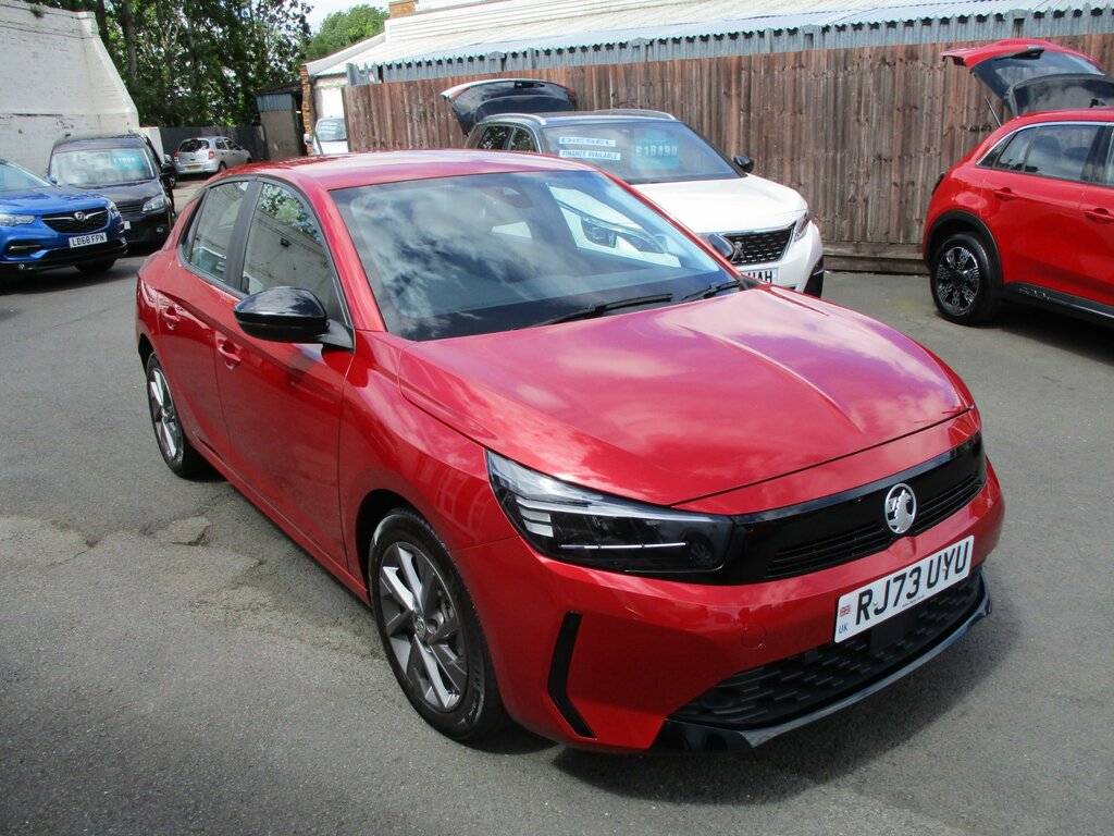 Vauxhall Corsa 1.2 Turbo Design Hatchback Euro Red