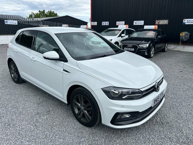 Volkswagen Polo 1.0 Tsi Gpf R-line RN19OTH White #2