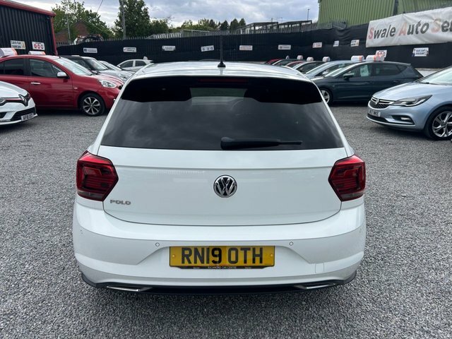 Volkswagen Polo 1.0 Tsi Gpf R-line RN19OTH White #4