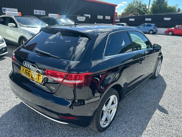 Audi A3 1.6 Tdi Sport Hatchback HJ66ECT Black #5