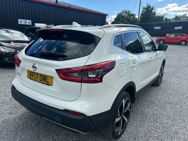 Nissan Qashqai 1.5 Dci Tekna Suv VF17OML White #6