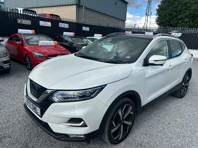 Nissan Qashqai 1.5 Dci Tekna Suv VF17OML White #5