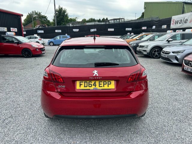 Peugeot 308 1.6 E-hdi Allure Hatchback Red #4