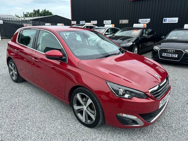 Peugeot 308 1.6 E-hdi Allure Hatchback Red #2