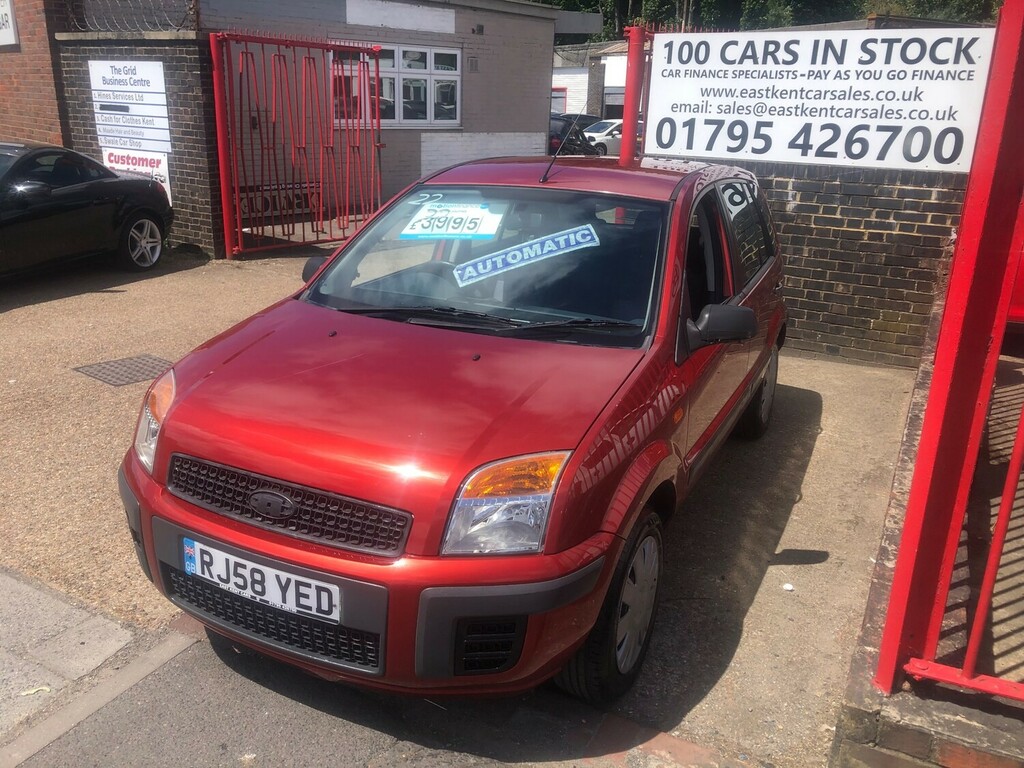 Ford Fusion 1.4 Style Climate Hatchback Durashift E Red #3