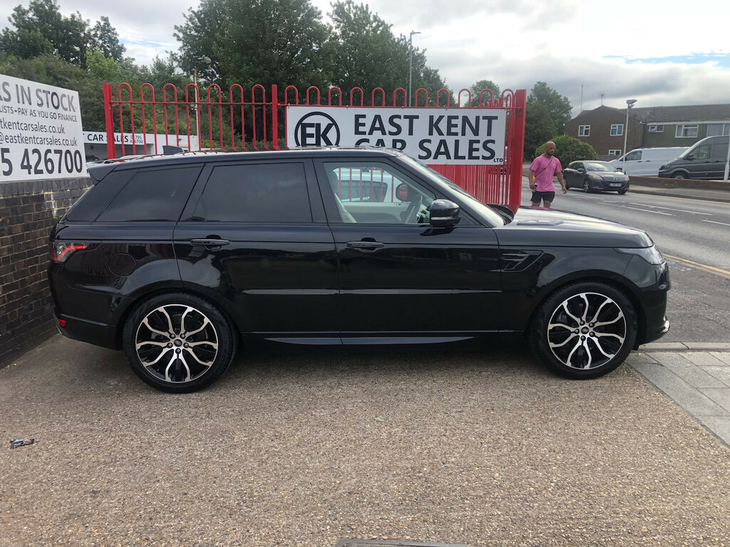 Land Rover Range Rover Sport 3.0 D300 Mhev Hse Silver Suv Black #5