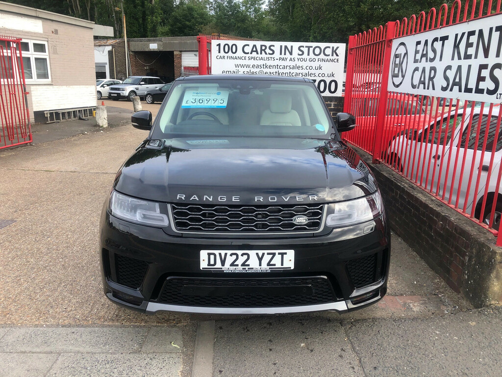 Land Rover Range Rover Sport 3.0 D300 Mhev Hse Silver Suv Black #2