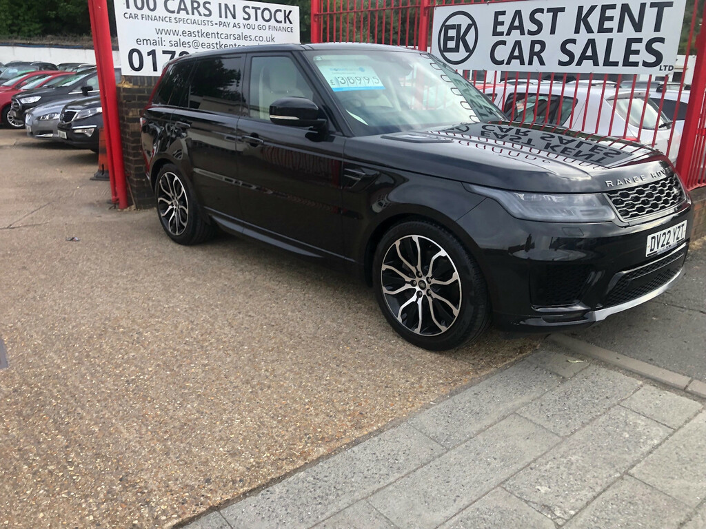 Land Rover Range Rover Sport 3.0 D300 Mhev Hse Silver Suv Black #4