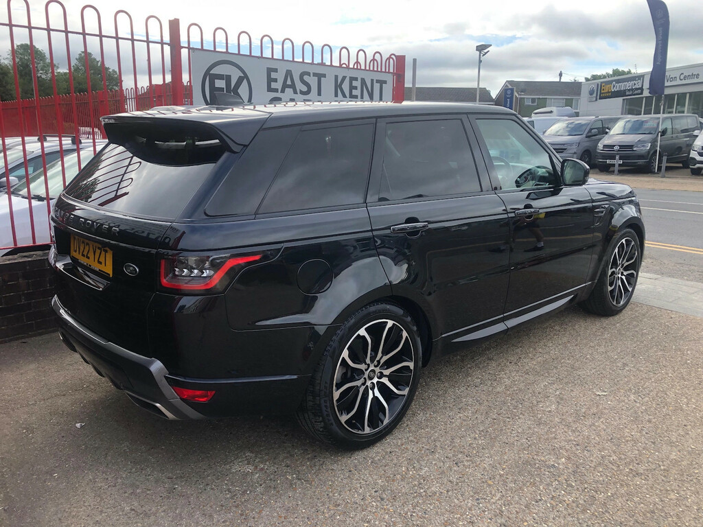 Land Rover Range Rover Sport 3.0 D300 Mhev Hse Silver Suv Black #6