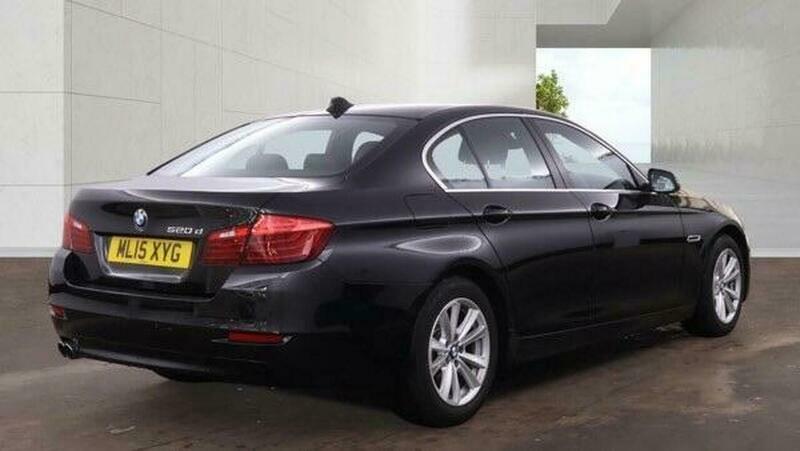 BMW 5 Series Black #8