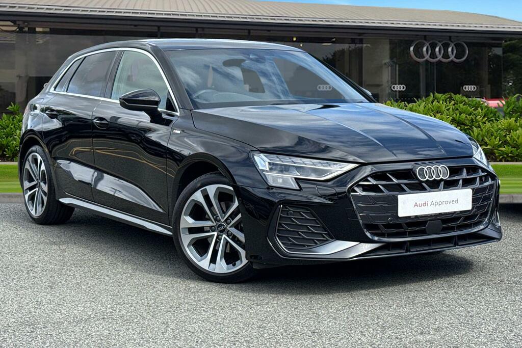 Audi A3 S Line 30 Tfsi 116 Ps 6-Speed Black